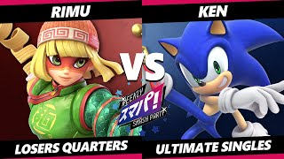 Sumapa 159 TOP 8  KEN Sonic Vs Rimu Min Min Smash Ultimate  SSBU [upl. by Bahe615]