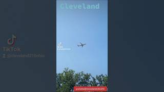 Jet Airliner Takeoff from Cleveland Hopkins International Airport tiktok shorts video youtube [upl. by Nagaet]