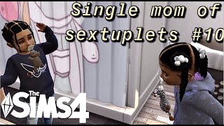 First child support payment Single mom of sextuplets 10 The sims 4 [upl. by Castillo]