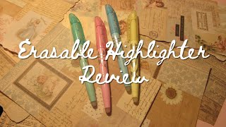 Erasable Highlighter Review [upl. by Alvin]