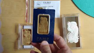 Pamp bars  100 gram gold bar 50 gram gold bar 5 oz gold bar 500 gram silver bar सोने की खबर [upl. by Iegres795]