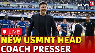 USMNT Live  Mauricio Pochettino Coach News Conference Live  Fifa World Cup  US News Live  N18G [upl. by Barnett]