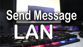 How To Send Messages On Lan Using CMDCommand Prompt [upl. by Annaujat]