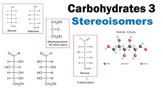 Carbohydrates 3  Stereoisomers  Spatial isomerism  Isomerism in Monosaccharides  Dr Ghanshyam [upl. by Oran]