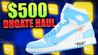 500 DHGATE Sneaker Haul 10KG DHGATE HAUL 2024 DHGATE HAUL [upl. by Trenna375]