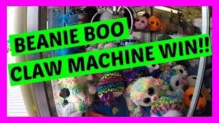 BEANIE BOO CLAW MACHINE WIN [upl. by Ahsha961]