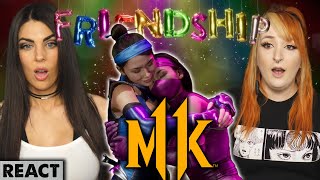 Mortal Kombat 11 Friendships  Girls React [upl. by Oecam852]