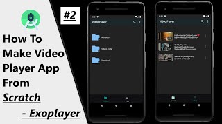 How To Make Video Player App In Android Studio  Runtime Permission Exoplayer Tutorial  Part 2 [upl. by Rhpotsirhc]