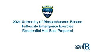 UMB Office of Public Safety Active Shooter 2024 Be Prepared Residence Hall East Recap Video [upl. by Leamaj319]