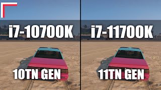 Intel Core i710700K vs Intel Core i711700K Z490 — Test in 10 Games 1080p 1440p [upl. by Hayse]