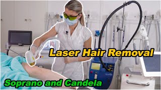 Laser Hair Removal  using Soprano Ice Platinum Laser amp Candela Laser Best Hair Removal in 2021 [upl. by Diley982]