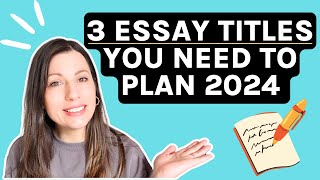 3 Essay Titles You Should Plan 2024  AQA Alevel Biology paper 3  Biology essay [upl. by Annay672]