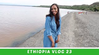 Ethiopia Vlog 23 South Ethiopia Swimming in Langano  Amena and Elias [upl. by Amata682]