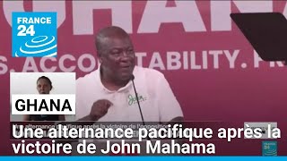 Présidentielle au Ghana  une alternance pacifique après la victoire de John Mahama • FRANCE 24 [upl. by Carisa]