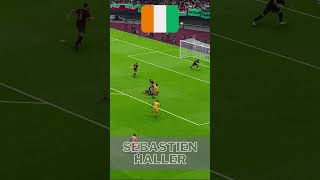 SEBASTIEN HALLER GOAL VS MAROCCOshorts [upl. by Carman]