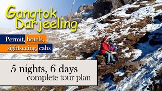 GANGTOK amp DARJEELING Full Budget Tour Plan  GANGTOK DARJEELING Tour Plan in Bengali [upl. by Trbor]