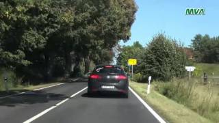 Fahrt von Anklam nach Kölpinsee auf der Insel Usedom [upl. by Galliett]