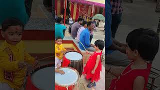 Pujo aste astei pujo ses 😢 durgama durgapuja kids dance beautifulworld brothersister [upl. by Wenn]