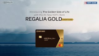 Introducing the allnew HDFC Bank Regalia Gold Credit Card [upl. by Whitebook]