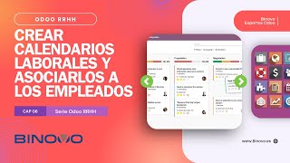 ODOO RRHH  Tutorial 06 📌 Crear calendarios laborales en Odoo y asociarlos a los empleados [upl. by Aihsa]