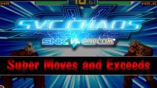 SNK vs Capcom Chaos All Super Moves Exceeds [upl. by Ecela740]