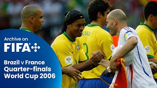 FULL MATCH Brazil vs France 2006 FIFA World Cup [upl. by Repsaj]