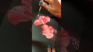 One stroke acrylic painting ideas for beginnersART onestroke simplestrokes shorts [upl. by Anahpets601]