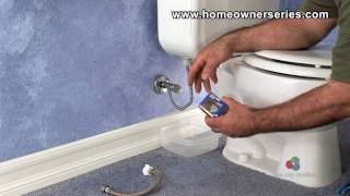 How to Fix a Toilet  Water Supply Valve Replacement  Part 1 of 2 [upl. by Achorn]