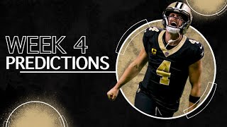 Week 4 NFL Picks amp Predictions for EVERY GAME [upl. by Peednas]