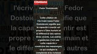 Le mensonge est le seul privilège qui distingue lhomme de tous les autres organismes [upl. by Marou]