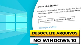 Como EXIBIR ARQUIVOS OCULTOS no WINDOWS 10 [upl. by Ayama892]