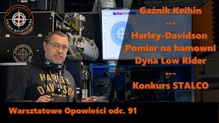 Gaźnik Keihin HarleyDavidson Dyna Low Rider evo hamownia [upl. by Halimaj]