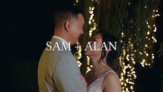 SAM  ALAN WEDDING FILM  NESTLDOWN LOS GATOS CALIFORNIA  A7SIII [upl. by Nerok464]