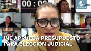 Presupuesto precautorio del INE para elección judicial asciende a 13 mil mdp [upl. by Nakada]