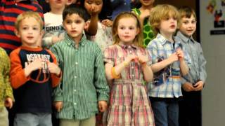 Im so glad to be here  Kindergarten Music Concert [upl. by Rudolfo]