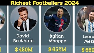 Richest Footballer In The World  Richest Footballers In The World 2024 [upl. by Ames420]