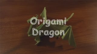 Origami Dragon  Δράκος από χαρτί [upl. by Schrick]