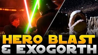 Star Wars Battlefront Hero Blast NEW Game Mode amp Exogorth Easter Egg [upl. by Annahsohs340]