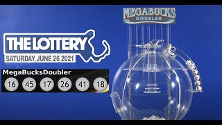 Megabucks Doubler Game Drawing Saturday June 26 2021 [upl. by Nennahs]