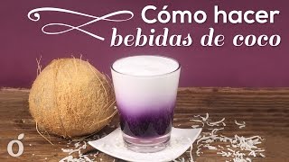 Cómo hacer Bebidas de Coco [upl. by Philoo]