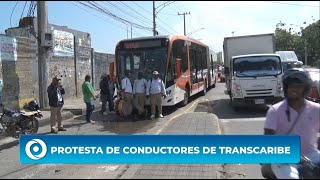 PROTESTA DE CONDUCTORES DE TRANSCARIBE [upl. by Oona695]