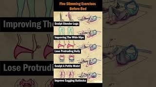 Five Slimming Exercises Before Bed [upl. by Aleicarg]