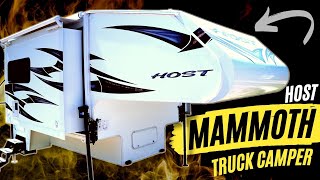 Ultimate Luxury Triple Slide Truck Camper  2023 Host Mammoth [upl. by Kowatch]