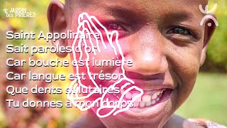 Prière pour la santé des DENTS par Saint Apollinaire 🦷 [upl. by Anirbys]