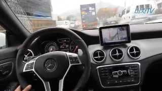 MecedesBenz CLA 45 AMG  Distronic plus test [upl. by Benis]