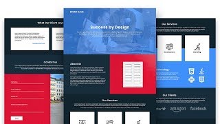 How to build a Complete Responsive Website from scratch  Html5 CSS3 Website Design Tutorial [upl. by Ennairb]