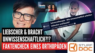 Liebscher und Bracht in Quarks Ist die Kritik gerechtfertigt Faktencheck vom Orthopäden [upl. by Ahseim]