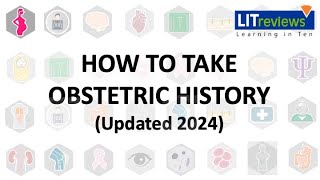 New How to take obstetric history [upl. by Arezzini]