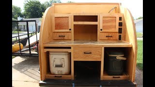 Teardrop Trailer Build  Galley Cabinets [upl. by Minny]