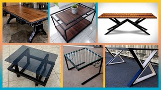 Modern Table Metal Furniture  Welding projects for beginners [upl. by Helas]